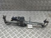 Front wiper linkage and motor