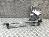 Front wiper linkage and motor