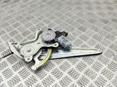 Rear door window regulator with motor