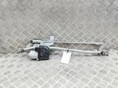 Front wiper linkage and motor