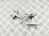 Front door hinges set