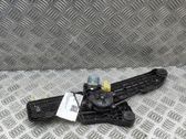 Rear door window regulator with motor