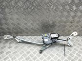 Front wiper linkage and motor