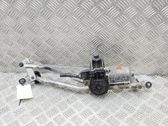 Front wiper linkage and motor