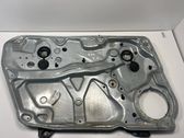 Rear door window regulator with motor