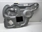 Rear window lifting mechanism without motor