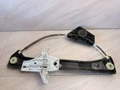 Rear window lifting mechanism without motor