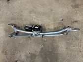 Front wiper linkage and motor