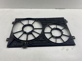 Radiator cooling fan shroud