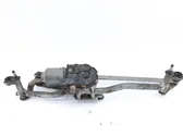 Front wiper linkage and motor