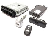Juego de cerradura y set ECU del motor