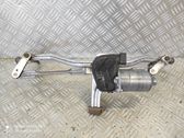 Front wiper linkage and motor