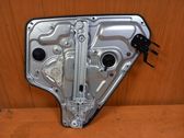 Rear door window regulator with motor