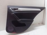 Rear door card panel trim