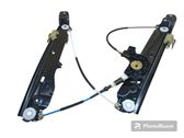Front window lifting mechanism without motor