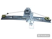 Front window lifting mechanism without motor