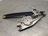 Rear window lifting mechanism without motor