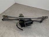 Front wiper linkage and motor