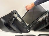 Rear door card panel trim