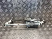 Front wiper linkage and motor