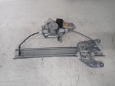 Rear door window regulator with motor