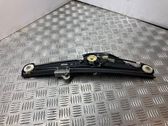 Rear door window regulator with motor