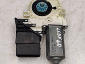 Rear door window regulator with motor