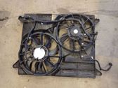 Radiator cooling fan shroud