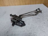 Front wiper linkage and motor