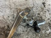 Rear door window regulator with motor