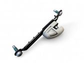 Seat belt adjustment rail