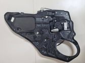 Rear door window regulator with motor