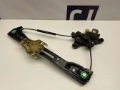 Rear window lifting mechanism without motor
