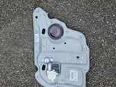 Rear door window regulator with motor