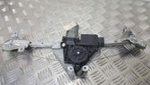 Rear door window regulator with motor