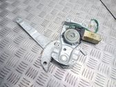 Rear door window regulator with motor