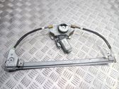 Rear door window regulator with motor