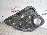 Rear window lifting mechanism without motor