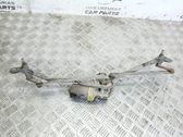 Front wiper linkage and motor