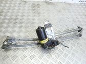 Tringlerie et moteur d'essuie-glace avant