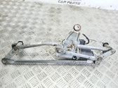 Front wiper linkage and motor