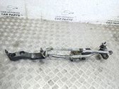 Front wiper linkage and motor