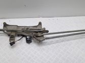 Front wiper linkage and motor