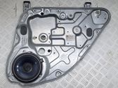 Rear window lifting mechanism without motor