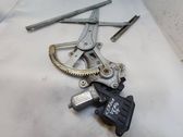 Rear door window regulator with motor