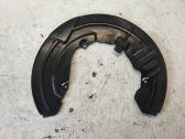 Front brake disc dust cover plate