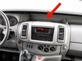 Dashboard center trim panel