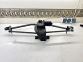 Front wiper linkage and motor