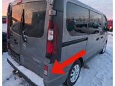 Rear bumper corner part panel trim