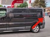 Sliding door rail trim